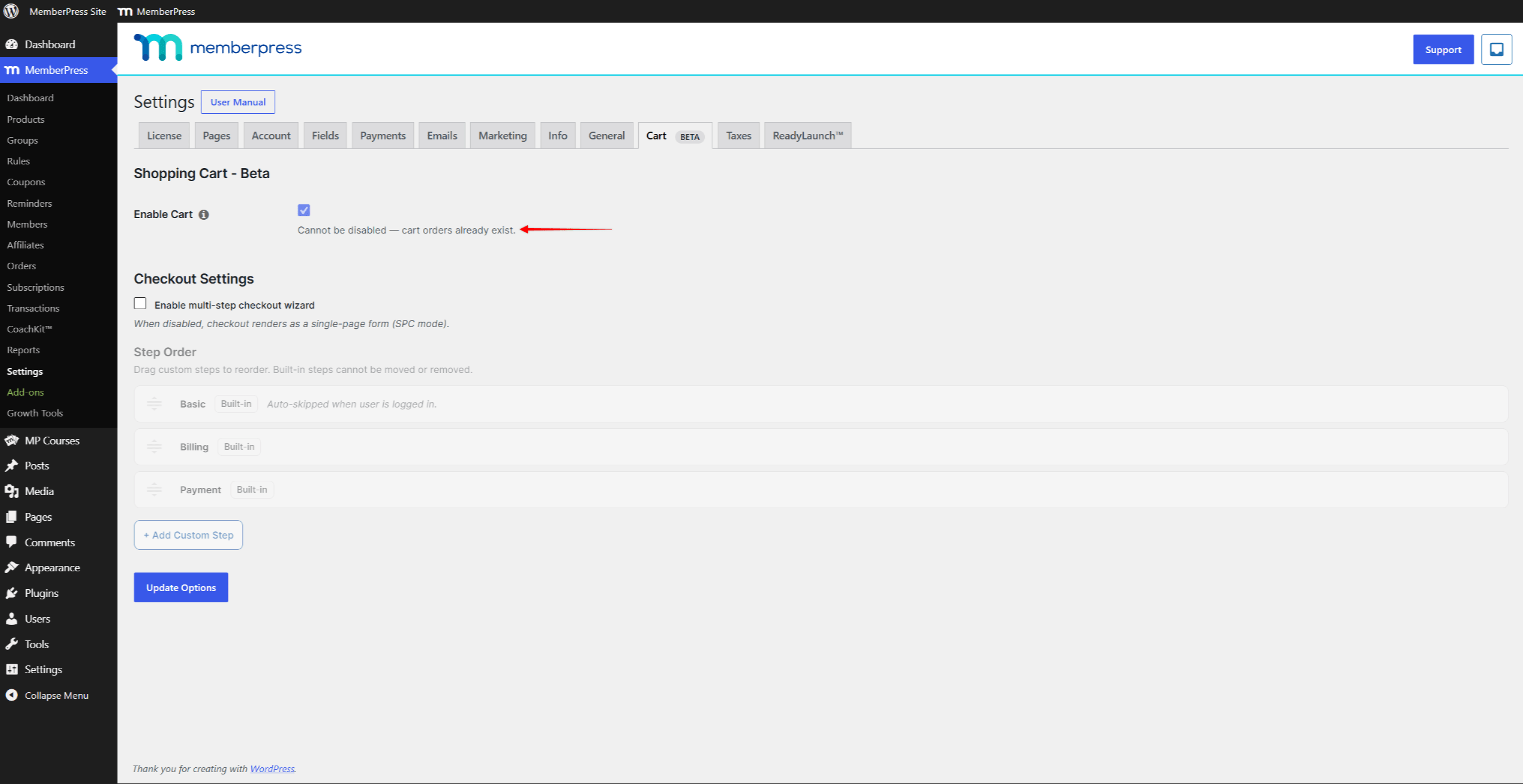 mepr-enable-cart-locked-1 | MemberPress Locked Enable Cart option